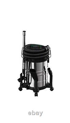 Parkside 1500W 30L Industrial Wet & Dry Vacuum Cleaner Stainless Steel Tank