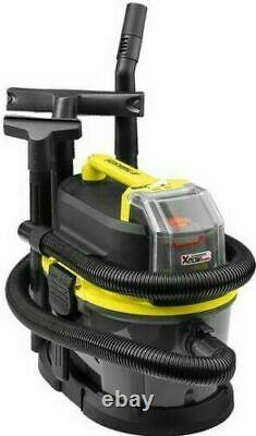 Parkside 20V Cordless Wet / Dry Vacuum Cleaner with 1x 4Ah Battery and Charger