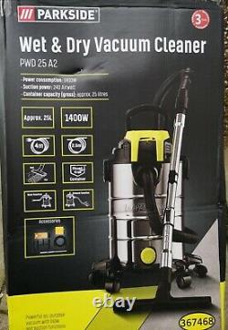 Parkside Wet And Dry Vacuum Cleaner PWD25A2