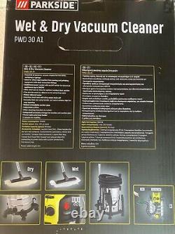 Parkside Wet & Dry Vacuum Cleaner 30L PWD 30 A1