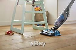 Philips FC6402/61 2-in-1 Wet-Dry Cordless Vacuum Cleaner & Mop, Pet & Anti-Aller