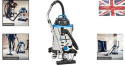 Power 30 PTO Wet & Dry Cleaner 1500W, 30L Stainless Steel 2 Guarantee