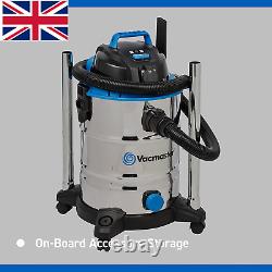 Power 30 PTO Wet & Dry Cleaner, with Power Take off Socket, 30 Litre Capacity, 1