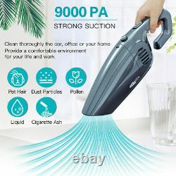 Powerful Car Vacuum Cleaner Wet/Dry Cordless Strong Suction Handheld Cleaning
