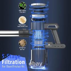 Powerful Stick Vacuum Cleaner Wet/Dry Cordless Strong Suction Handheld Cleaning