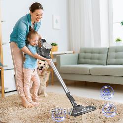Powerful Stick Vacuum Cleaner Wet/Dry Cordless Strong Suction Handheld Cleaning