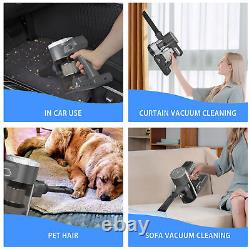 Powerful Stick Vacuum Cleaner Wet/Dry Cordless Strong Suction Handheld Cleaning