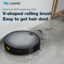 Proscenic 800T Alexa Robotic Vacuum Cleaner Carpet PetHair Dry Wet Mopping Sweep