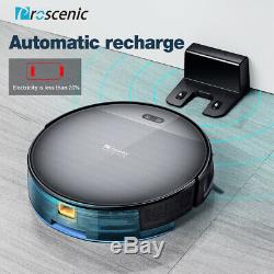 Proscenic 800T Alexa Vacuum Cleaner Robot Wet Dry 2000Pa Pet Hair Mop Navigation