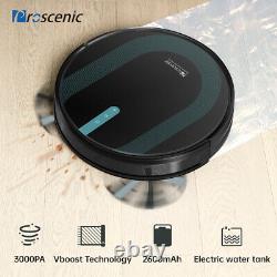 Proscenic 850P Robotic Vacuum Cleaner Dry Wet Mopping 3000Pa Suction, APP Alexa