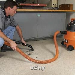 RIDGID Pro-Grade Vacuum Hose Kit 1-7/8 in x 10 ft for Wet Dry Vac Vacuum Cleaner