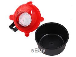 Red Portable 12V Wet & Dry Mini Car Vacuum Boat Canister Cleaner Inflation Pump