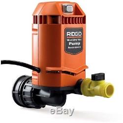 Ridgid Pump For Wet/Dry Vacuum Cleaner Drain Water Removal Attachment Shop Vac