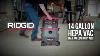 Ridgid Rv2400hf Wet Dry Vac With Certified Hepa Filtration For Epa S Rrp Lead Paint Rule