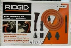 Ridgid Wet Dry Vacuu Cleaner Auto Car Vac Cleaning Kit Hose/Brush Attachments C3