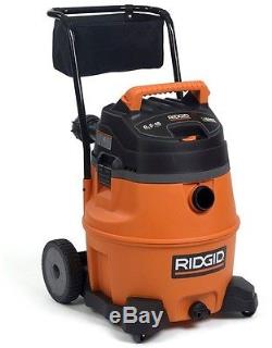 Ridgid Wet Dry Vacuum Cleaner 16 Gallon Vac 6.5 hp with Cart Filter Accessories