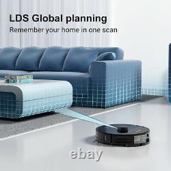 Robot Vacuum Cleaner Laser Navigation 3500Pa Dry & Wet Mopping WIFI APP Control