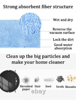 Robotic vacuum cleaner mop tuya wifi smart robot floor dry wet sweeping auto UK
