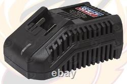 SEALEY CORDLESS WET AND DRY VACUUM CLEANER 20V 4Ah 20L WATER DIRT CARPET WASHER
