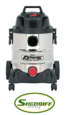 SEALEY PC200SD Vacuum Cleaner Industrial Wet & Dry 20ltr 1250W Stainless Drum