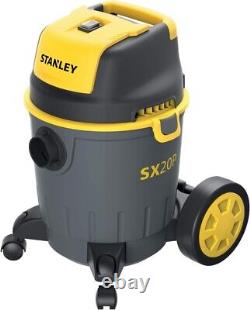 STANLEY SXVC20PE Wet&Dry Vacuum Cleaner, Black/Yellow, 20 L-Power Tool Socket