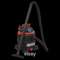 Sealey 230V 1400W 30 Litre Wet/Dry Vacuum Cleaner With 4m Cable 3-Pin Plug PC300