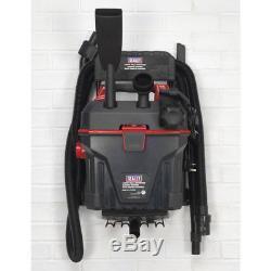 Sealey GV180WM Wall Mount Remote Control Wet & Dry Vacuum Cleaner 240v