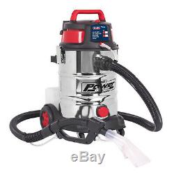 Sealey Industrial Car Valeting Machine Wet & Dry Carpet Upholstery Cleaner 30L