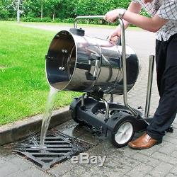 Sealey Industrial Wet & Dry Wet & Dry Vacuum Cleaner Stainless Swivel Drum 77ltr