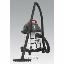 Sealey PC195SD Wet and Dry Vacuum Cleaner 20L Industrial Vac 20L 240V