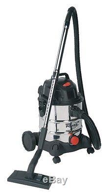 Sealey PC200SD 240v Vacuum Cleaner Industrial Wet and Dry 20ltr 1250w Stainless