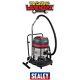 Sealey PC460 Vacuum Cleaner Wet & Dry Stainless Steel Drum 60L 2400With230V