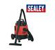 Sealey Pc200 1250w Wet & Dry 20l Home Workshop Site Vacuum Cleaner Hoover 240v