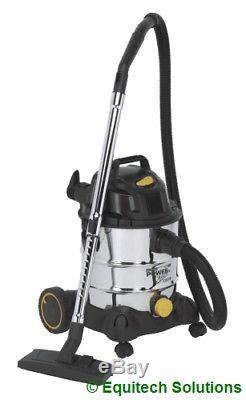 Sealey Tools PC200SD110V 20L 110V Wet & Dry Industrial Vacuum Vac Cleaner New
