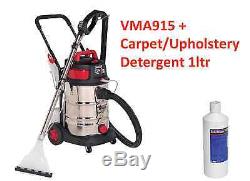 Sealey VMA915 Car Valet Machine Wet/Dry + 1L Detergent CARPET CLEANER