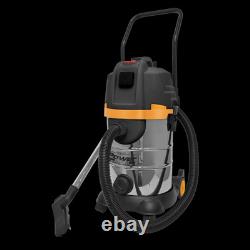 Sealey Vacuum Cleaner Cyclone Wet/Dry 30 Litres Double Stage 1200With230V PC300BL