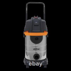 Sealey Vacuum Cleaner Cyclone Wet/Dry 30 Litres Double Stage 1200With230V PC300BL