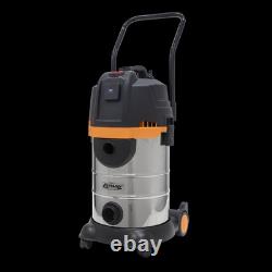 Sealey Vacuum Cleaner Cyclone Wet/Dry 30 Litres Double Stage 1200With230V PC300BL