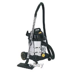 Sealey Vacuum Cleaner Ind. Wet/Dry 20ltr 1250With110V Stainless Bin PC200SD110V
