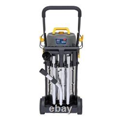 Sealey Vacuum Cleaner Industrial Dust-Free Wet/Dry 38L 110V Stainless Steel