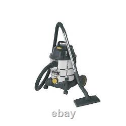 Sealey Vacuum Cleaner Industrial Wet & Dry 20L 1250With110V Stainless Drum