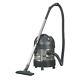 Sealey Vacuum Cleaner Industrial Wet & Dry 20L 1250With230V Stainless Drum PC200SD