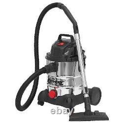 Sealey Vacuum Cleaner Industrial Wet & Dry 20L High Powered PC200SD