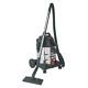 Sealey Vacuum Cleaner Industrial Wet & Dry 20ltr 1250With230V Stainless Drum