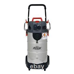 Sealey Vacuum Cleaner Industrial Wet/Dry 38L 1500With230V Stainless Steel