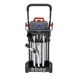 Sealey Vacuum Cleaner Industrial Wet/Dry 38L 1500With230V Stainless Steel