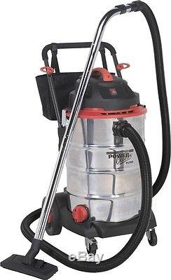 Sealey Vacuum Cleaner Wet & Dry 60ltr 1600With230V