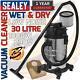 Sealey Wet And Dry Vacuum Cleaner 20l 1000w / 240v Water Dirt Carpet Washer