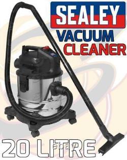 Sealey Wet And Dry Vacuum Cleaner 20l 1000w / 240v Water Dirt Carpet Washer
