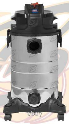 Sealey Wet And Dry Vacuum Cleaner 20l 1000w / 240v Water Dirt Carpet Washer